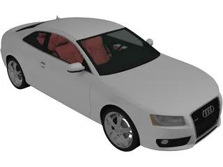 Audi A5 Coupe (2010) 3D Model preview