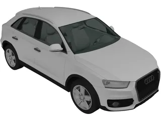 Audi Q3 (2011) 3D Model preview