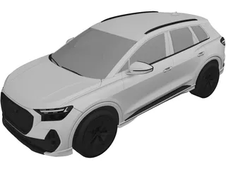 Audi Q4 e-tron (2021) 3D Model preview