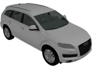 Audi Q7 (2010) 3D Model preview