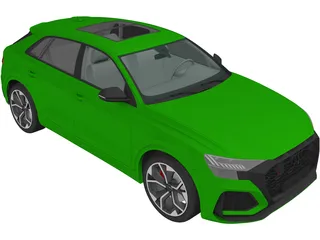 Audi RS Q8 (2020) 3D Model preview