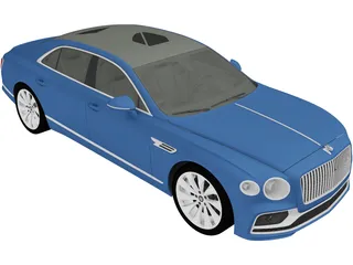 Bentley Flying Spur (2020) 3D Model preview