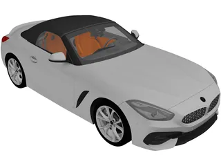 BMW Z4 (2019) 3D Model preview