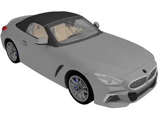 BMW Z4 M-Sport (2019) 3D Model preview