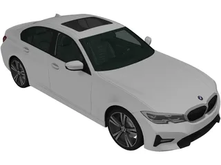 BMW 3-Series Sedan (2019) 3D Model preview