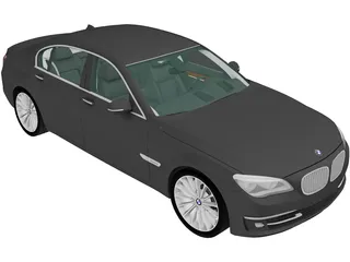BMW 7-Series [F02] (2013) 3D Model preview