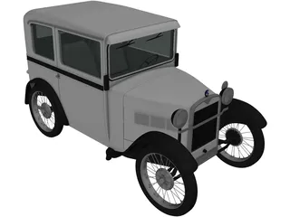 BMW DiXi (1928) 3D Model preview