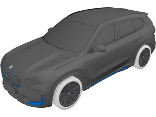 BMW iX1 (2022) 3D Model preview