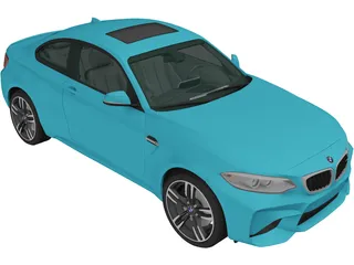 BMW M2 Coupe [F87] (2015) 3D Model preview