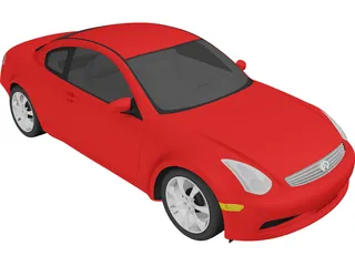 Infiniti G35 Coupe 3D Model preview
