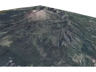 Mount Vesuvio 3D Model preview