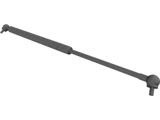 Gas Spring 3D Model preview