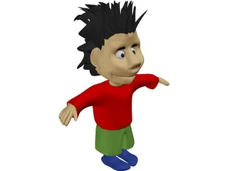 Boy 3D Model preview