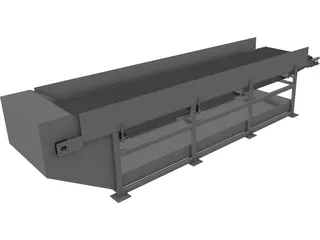 Conveyor Belt 5m 3D Model preview