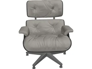 Leather Seat 3D Model preview