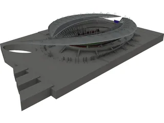 Stadium 3D Model preview