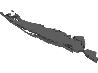 New York Long Island 3D Model preview