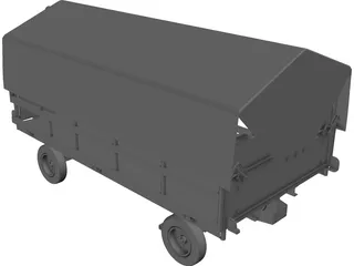 Baggage Trolley FRANKE 3D Model preview