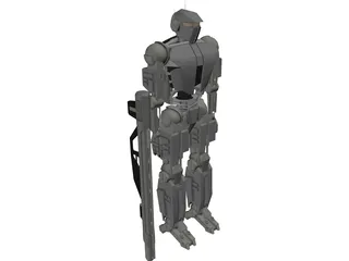 Droid 3D Model preview