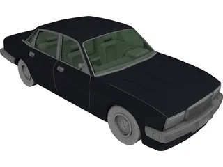 Jaguar XJ6 Sovereign 3D Model preview