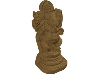 Ganesha 3D Model preview