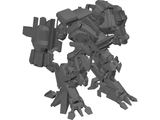 Transformers Movie IronHide 3D Model preview