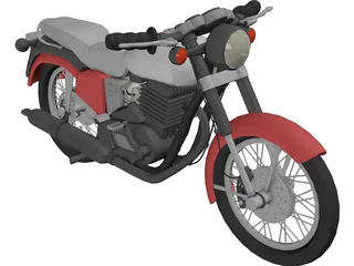 Harley-Davidson Motorcycle 3D Model preview