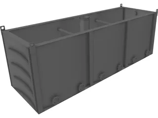Condenser Sump Tank 3D Model preview