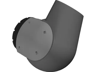 Wescam 16 Inch Camera Pod 3D Model preview