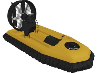 Hovercraft 3D Model preview