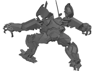 Transformers Movie Barricade 3D Model preview