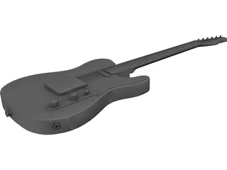 Guitar Fender Telecaster 3D Model preview