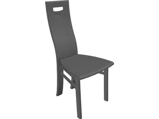 Chair Modern for Dining Room 3D Model preview