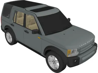 Land Rover Discovery 3 3D Model preview