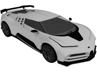 Bugatti Centodieci (2020) 3D Model preview
