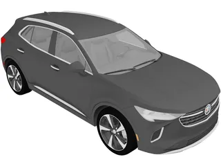 Buick Envision (2021) 3D Model preview