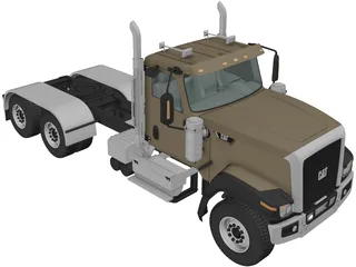 Caterpillar CT680 Tractor (2015) 3D Model preview