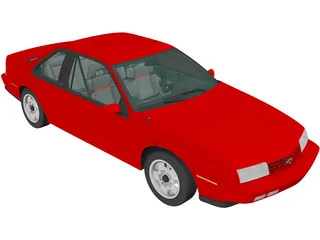 Chevrolet Beretta GT (1988) 3D Model preview