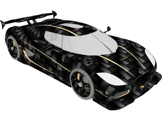Koenigsegg Agera RS (2015) 3D Model preview