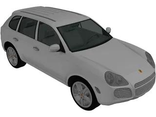 Porsche Cayenne S (2003) 3D Model preview
