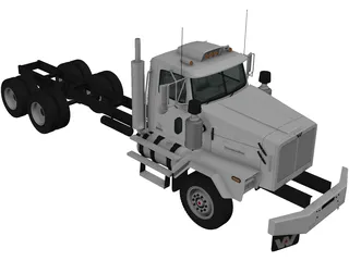Western Star 4900 SB (2008) 3D Model preview