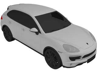 Porsche Cayenne Hybrid (2011) 3D Model preview
