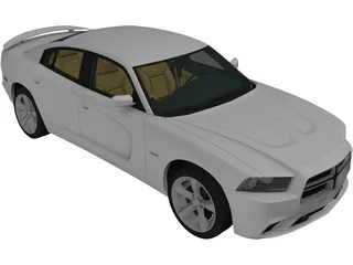 Dodge Charger LX (2011) 3D Model preview