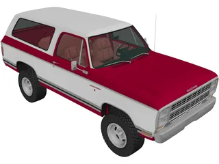 Dodge Ramcharger (1979) 3D Model preview