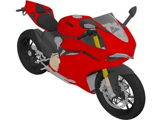 Ducati 1199 Panigale (2012) 3D Model preview