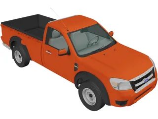 Ford Ranger RegularCab (2009) 3D Model preview
