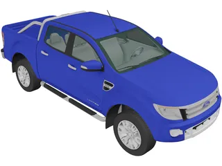 Ford Ranger T6 (2011) 3D Model preview