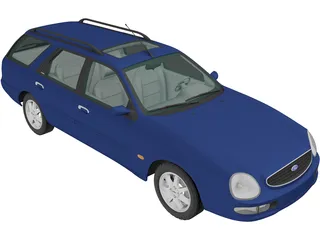 Ford Scorpio Wagon (1994) 3D Model preview
