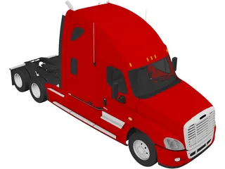 Freightliner Cascadia (2011) 3D Model preview