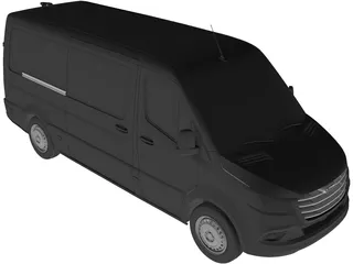 Freightliner Sprinter Panel Van L2H1 RWD (2019) 3D Model preview